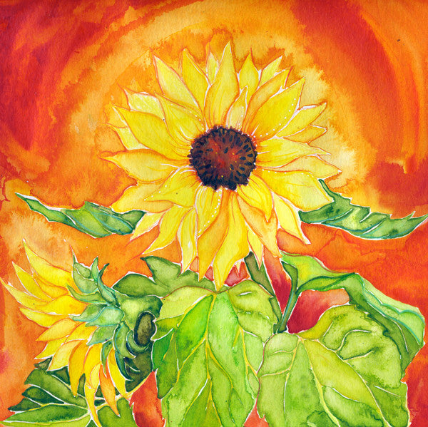 Sunflower (Confidence) Mounted Print