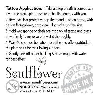 Yarrow (Boundaries) Temporary Tattoo